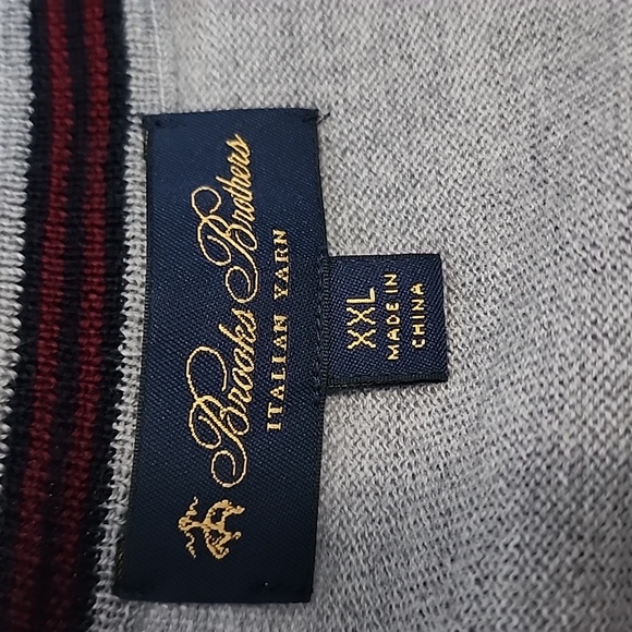 BROOKS BROTHERS MERINO WOOL VEST/ SIZE XXL NWOT - Picture 4 of 12